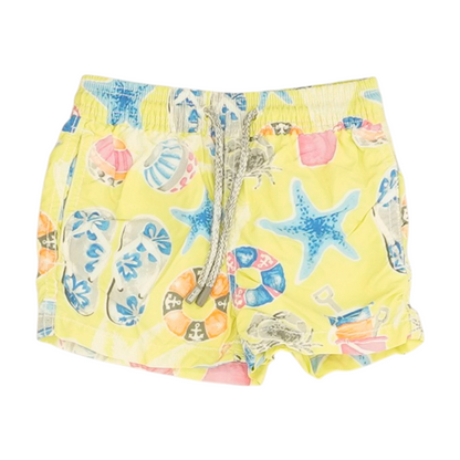 Yellow Graphic Swim Bottom