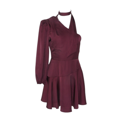 Maroon Mini Dress