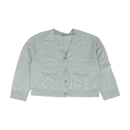 Gray Cardigan Sweater
