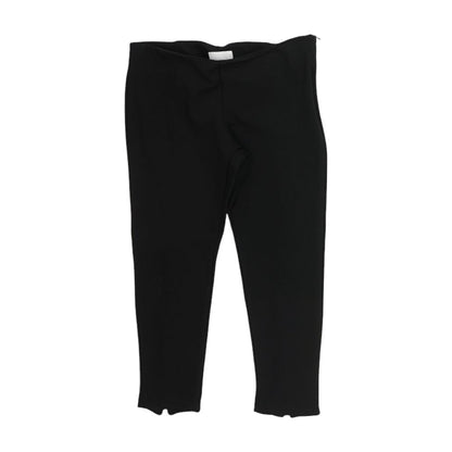 Black Solid Pants