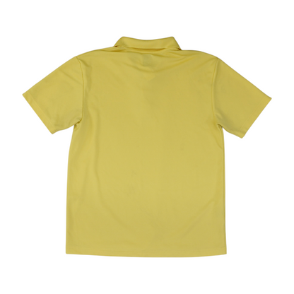 Yellow Solid Short Sleeve Polo