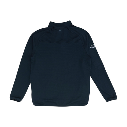 Navy Solid 1/4 Zip Pullover