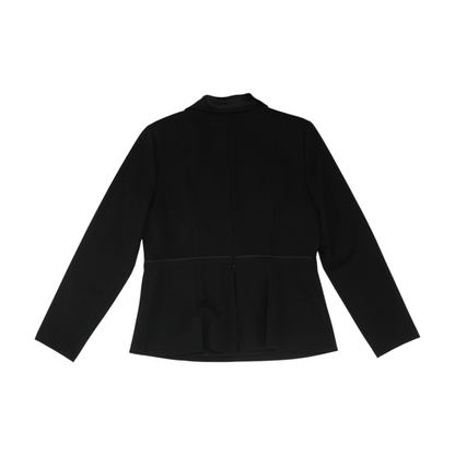 Black Solid Blazer