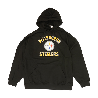 Black Pittsburgh Steelers Solid Hoodie Pullover