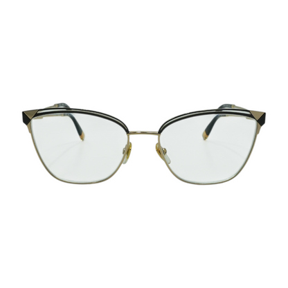 Gold Furla Square Prescription Eyewear