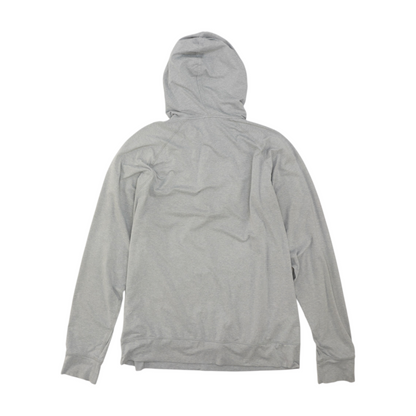 Gray Solid 1/4 Zip Pullover
