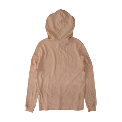 Pink Solid Hoodie Pullover