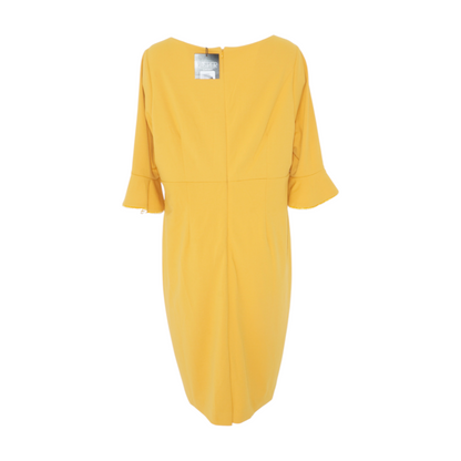 Mustard Plus Midi Dress