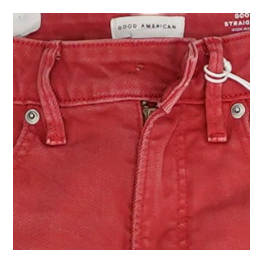 Red Straight Jeans