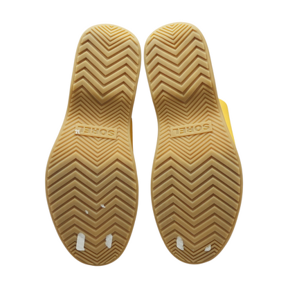 Yellow Wedged Sandals