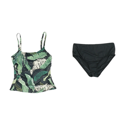 Black Tropical Two-Piece