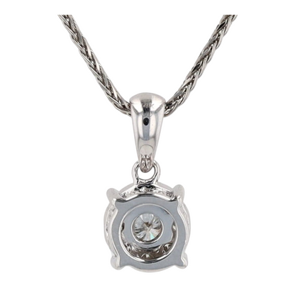 1/3 ctw 14K White Gold Diamond Pendant Necklace