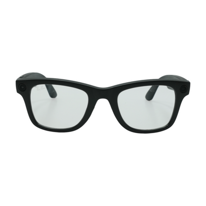 Black Wayfarer Smart Glasses