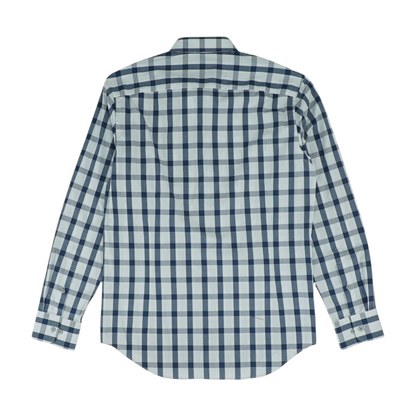 Blue Check Long Sleeve Button Down