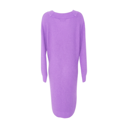 Purple Plus Midi Dress