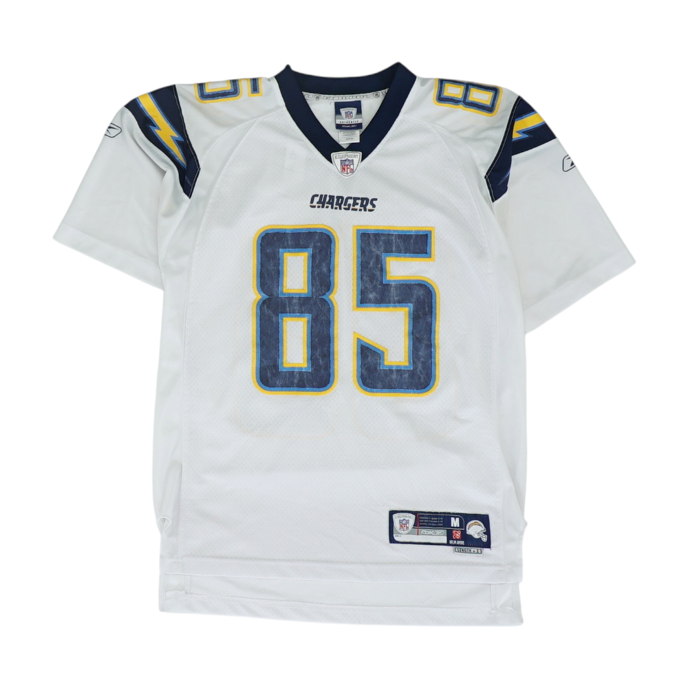 Men's White San Diego Chargers Short Sleeve Jersey