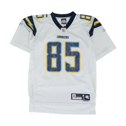 Men's White San Diego Chargers Short Sleeve Jersey