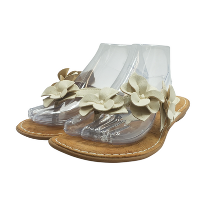 White Flip-Flop Sandals