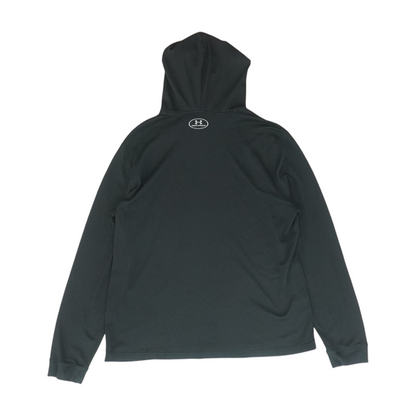 Black Solid Hoodie Pullover