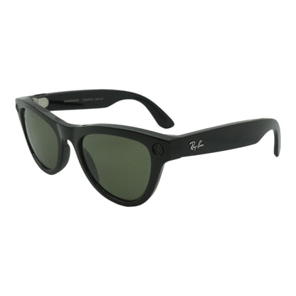 Black Wayfarer Smart Glasses
