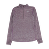 Purple Solid 1/4 Zip Pullover