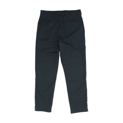 Black Solid Casual Pants