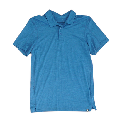 Teal Solid Short Sleeve Polo
