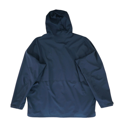 Navy Solid Rain Jacket