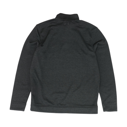 Charcoal Striped 1/4 Zip Pullover