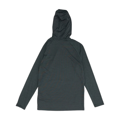 Charcoal Solid Hoodie Pullover