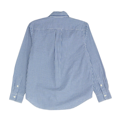 Blue Check Long Sleeve Button Down
