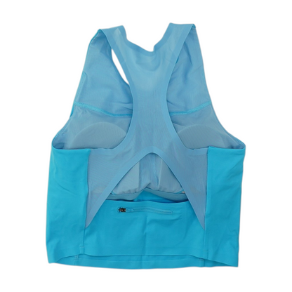 Blue Cropped Blouse