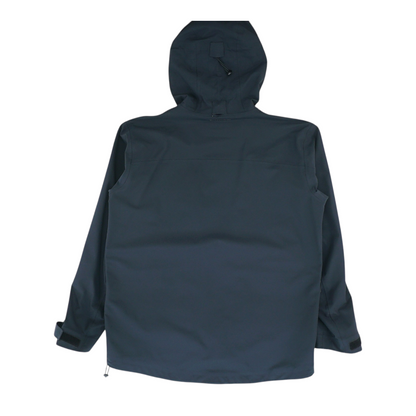 Black Solid Rain Jacket