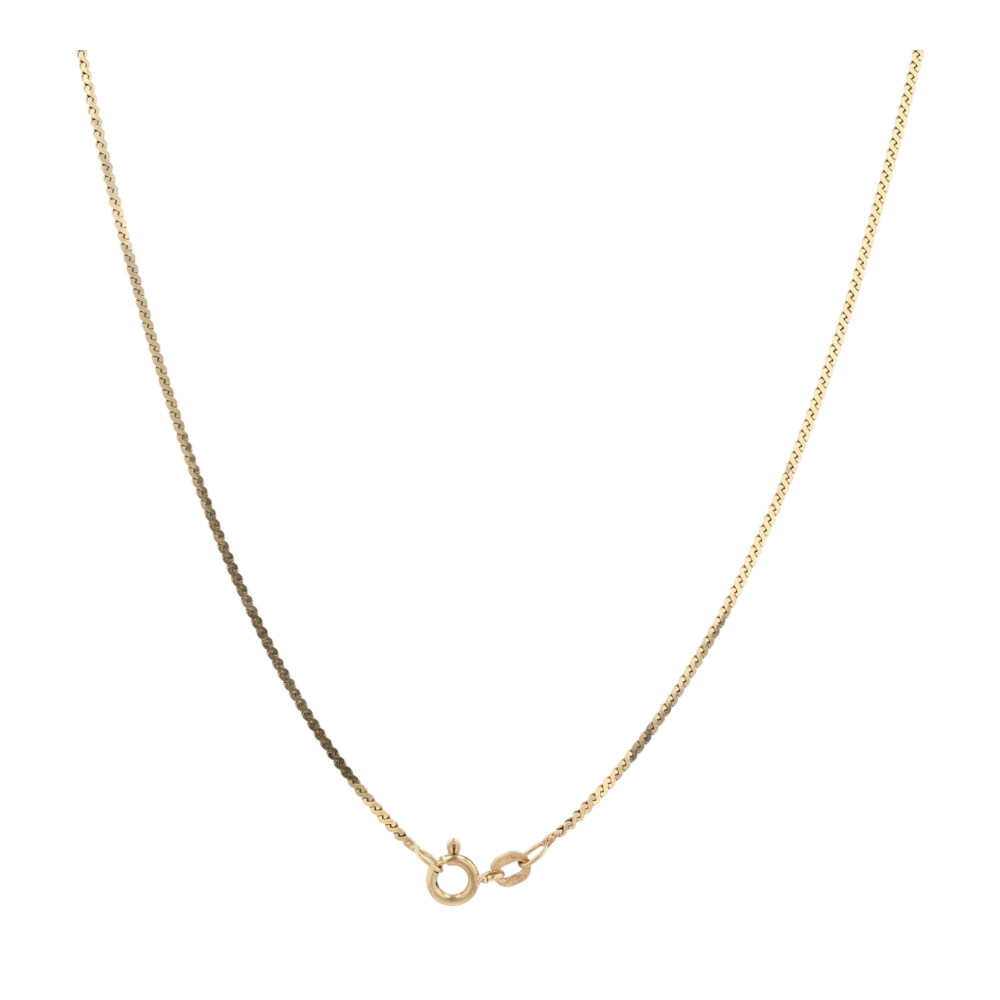 18K Yellow Gold Chain Necklace