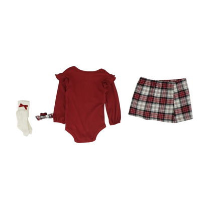 Red Long Sleeve Set