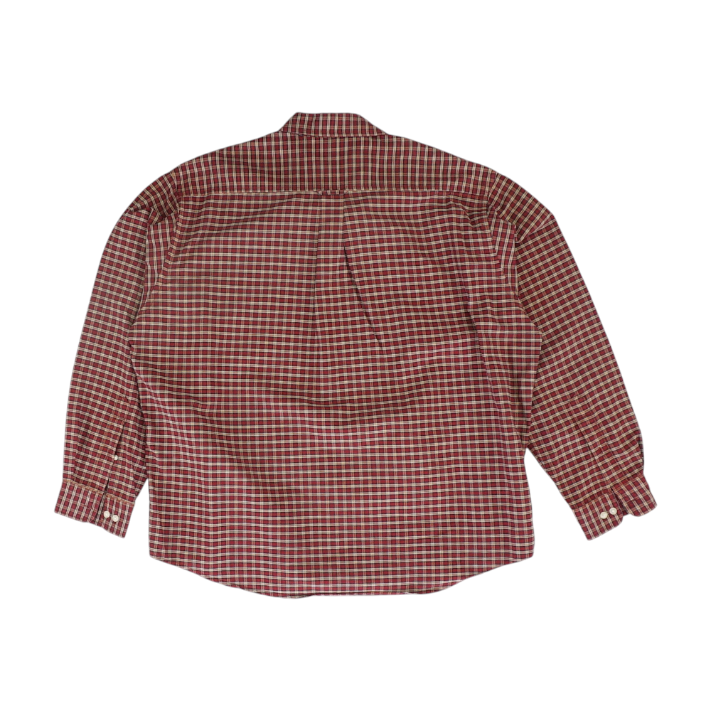 Red Check Outdoor Button Down