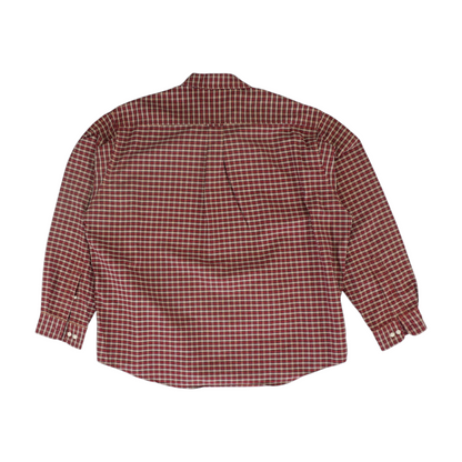 Red Check Outdoor Button Down