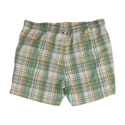 Green Plaid Swim Bottom
