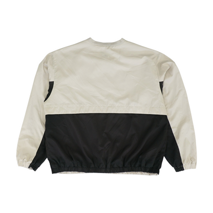 Beige Solid Sweatshirt Pullover