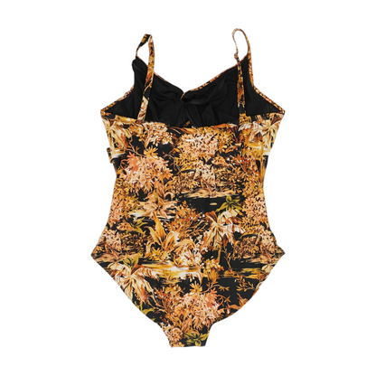 Black Floral One-Piece