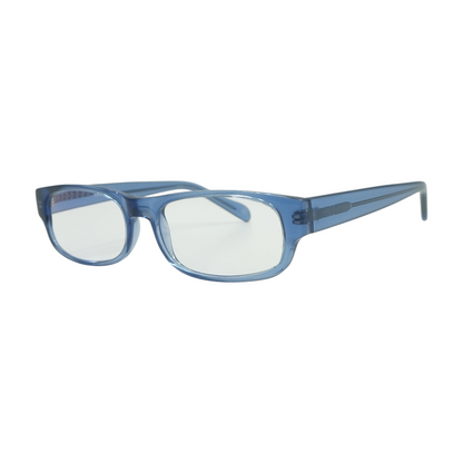Blue 35-001416 Oval Prescription Eyewear