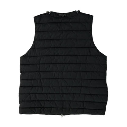 Black Solid Active Vest