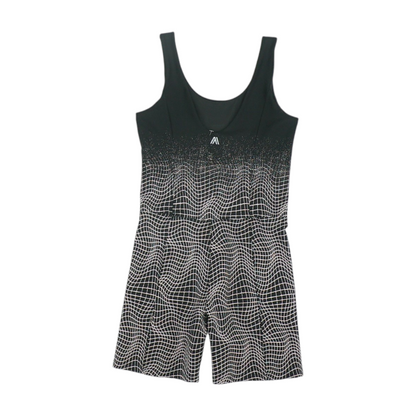 Black Abstract Romper