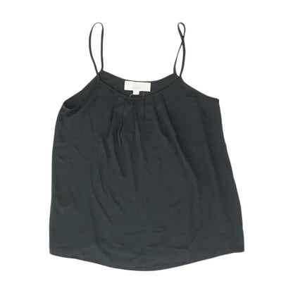 Black Solid Sleeveless Blouse