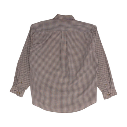 Purple Plaid Long Sleeve Button Down