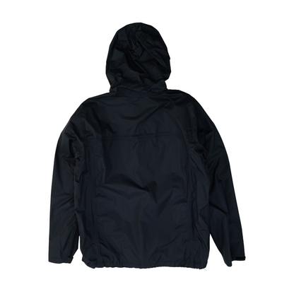 Black Solid Rain Jacket