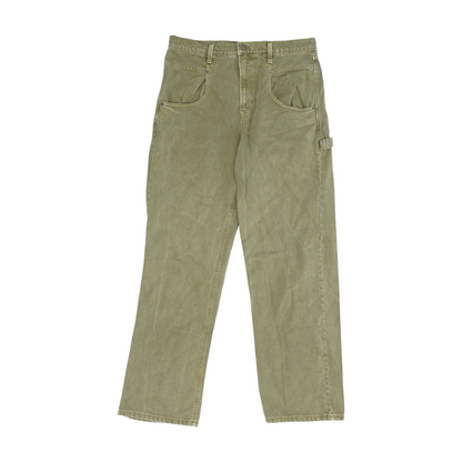 Green Regular Jeans