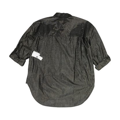 Black Striped Button Down
