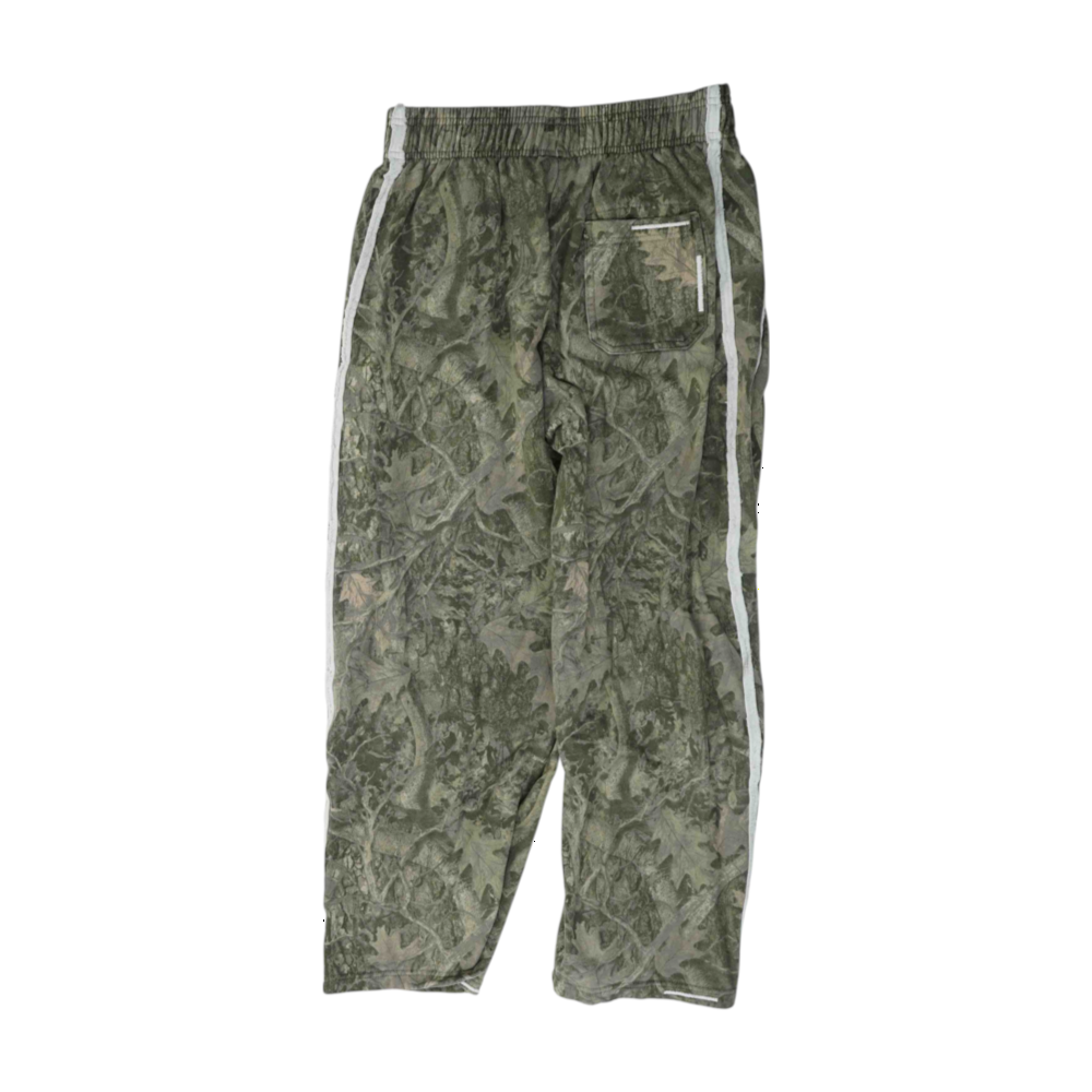 Green Camo Straight Pants