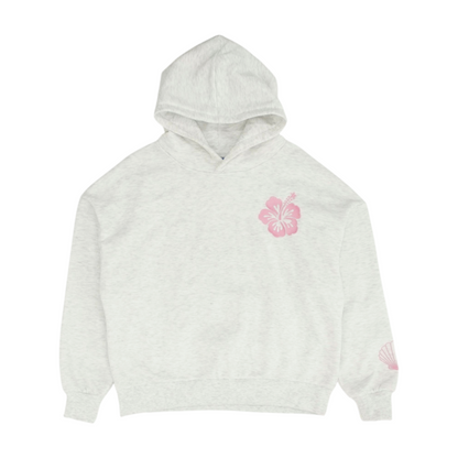 Gray Solid Hoodie Pullover